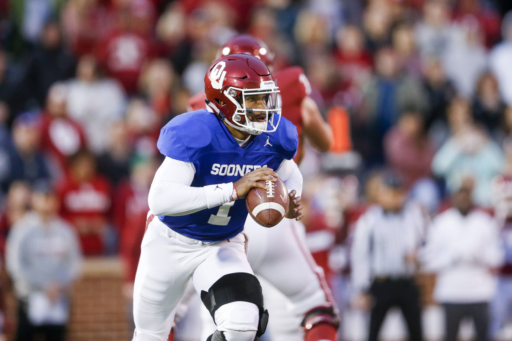 Riley on the learning process for Jalen Hurts compared to Baker Mayfield and Kyler Murray